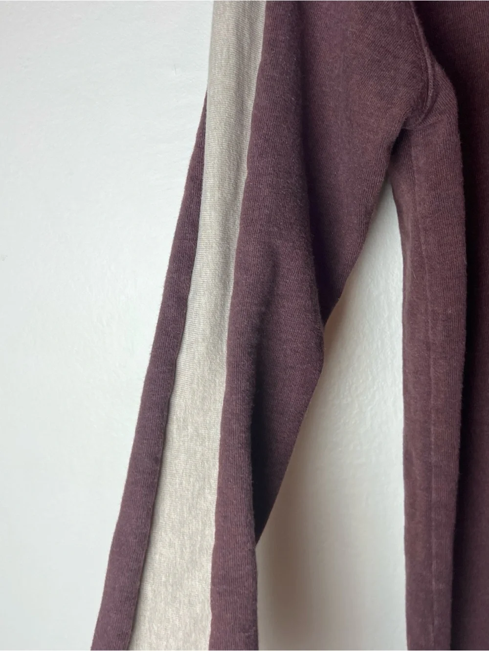 J. Crew Cotton Pullover with Sleeve Stripe